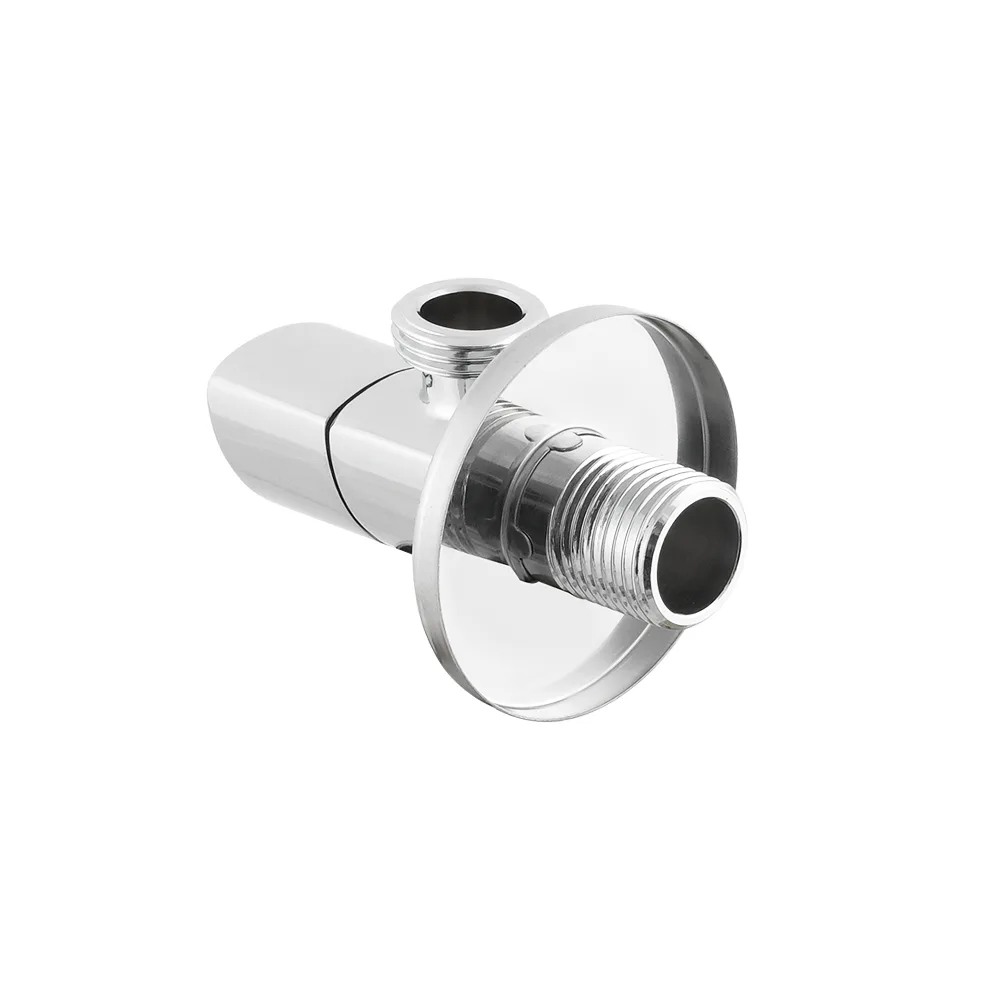 Кран приладовий кутовий Raftec Relo Silver 1/2" VKE80101