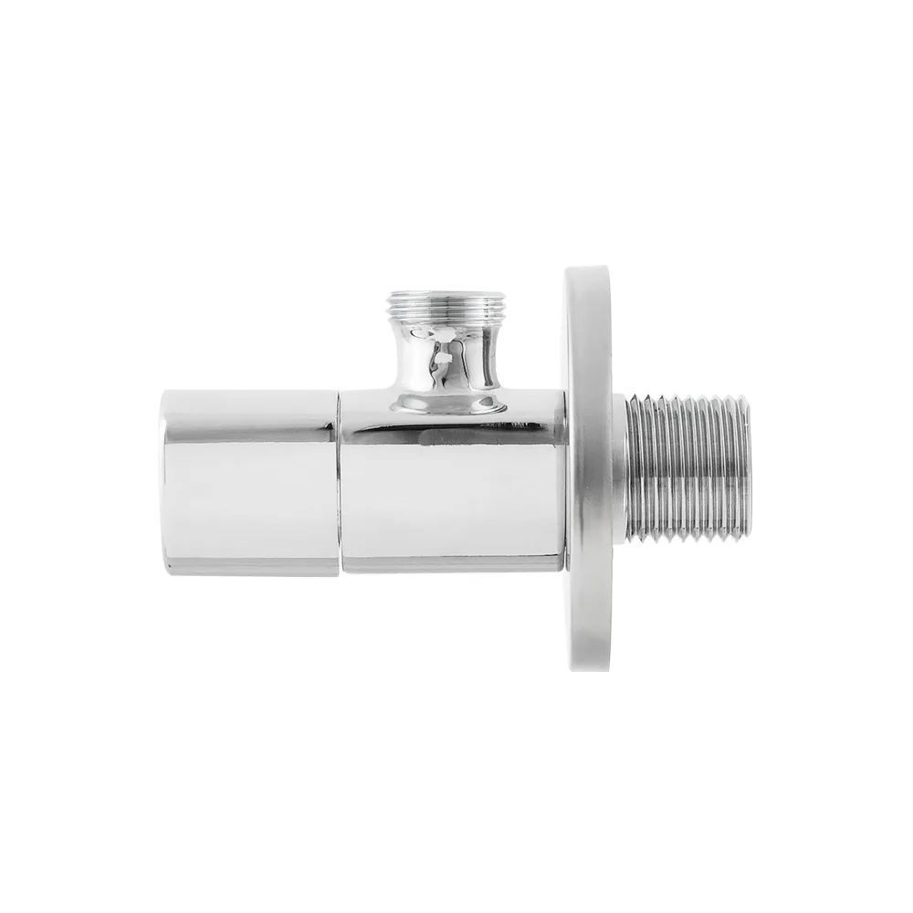 Кран приладовий кутовий Raftec Relo Silver 1/2" VKE80101
