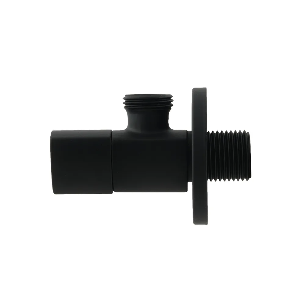 Кран приладовий кутовий Raftec Relo Black 1/2" VKB80101
