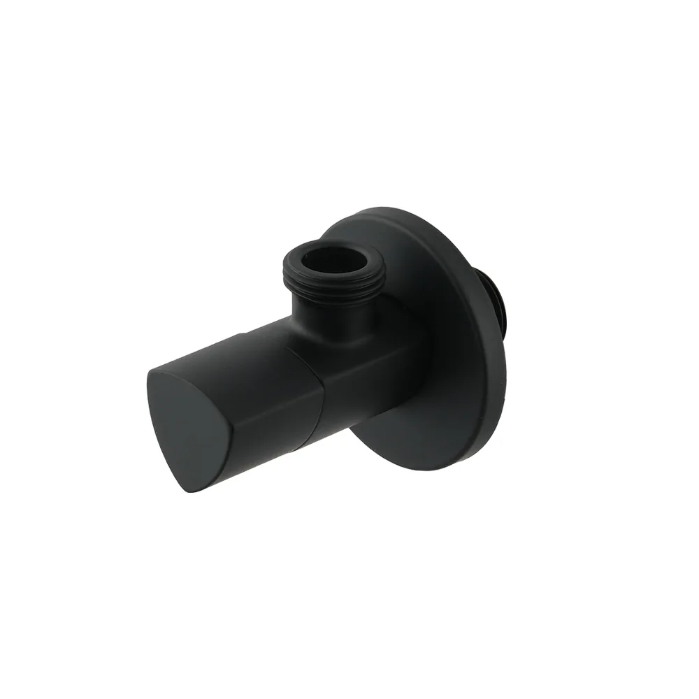 Кран приладовий кутовий Raftec Relo Black 1/2" VKB80101
