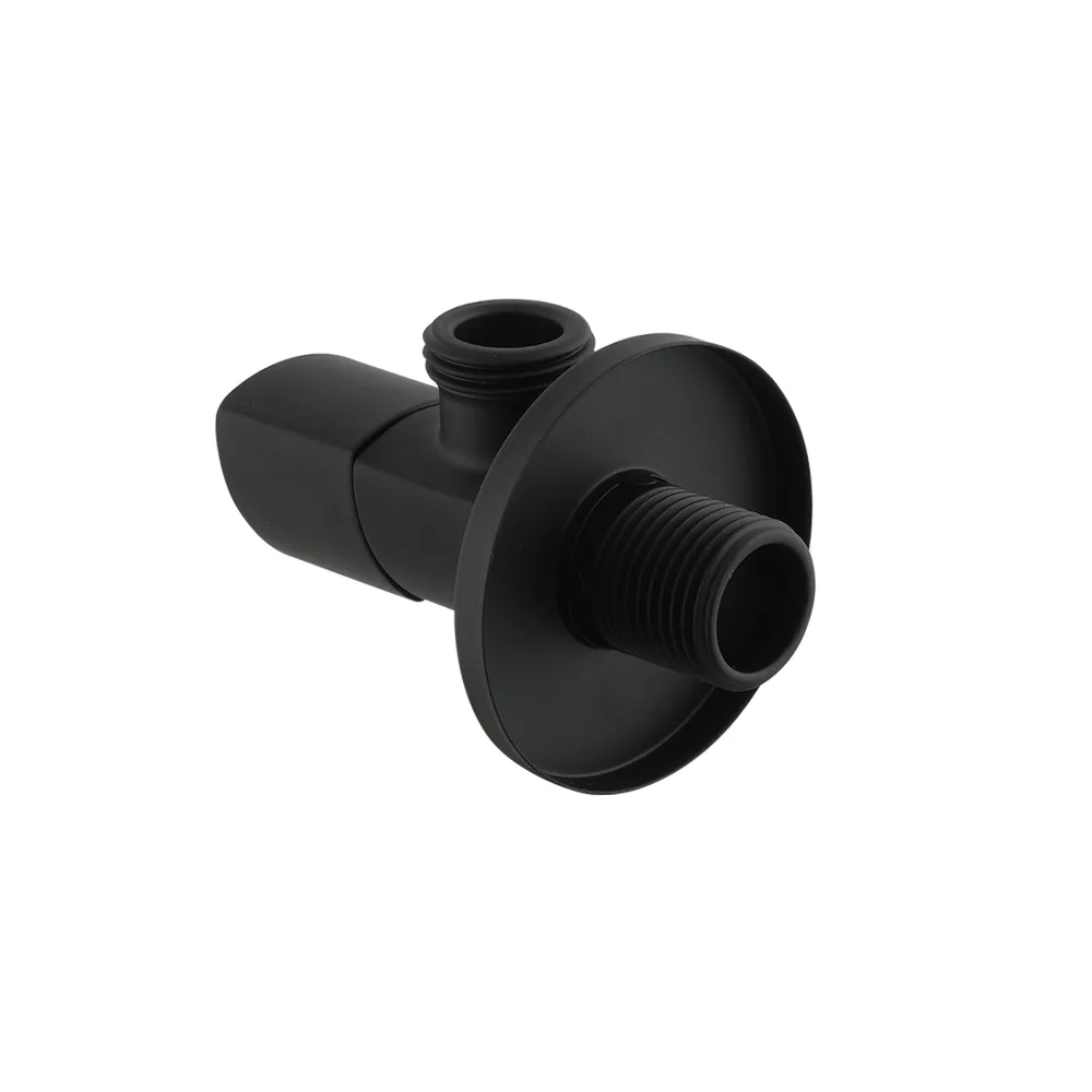 Кран приладовий кутовий Raftec Relo Black 1/2" VKB80101
