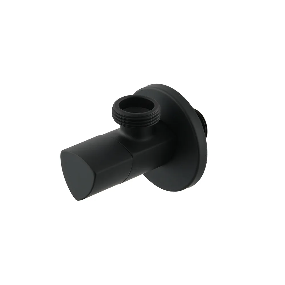 Кран приладовий кутовий Raftec Relo Black 1/2"x3/4" VKB80102