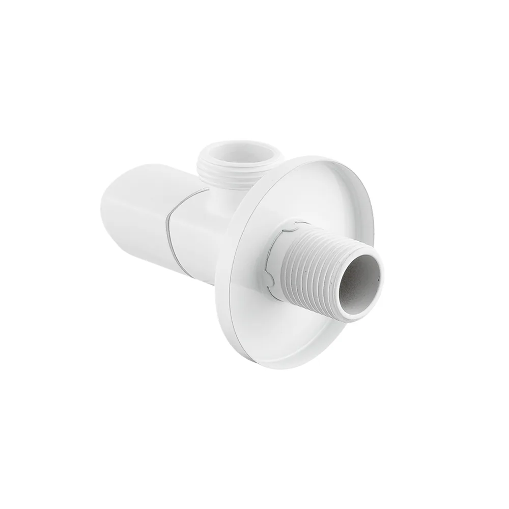 Кран приладовий кутовий Raftec Relo White 1/2"x3/4"
