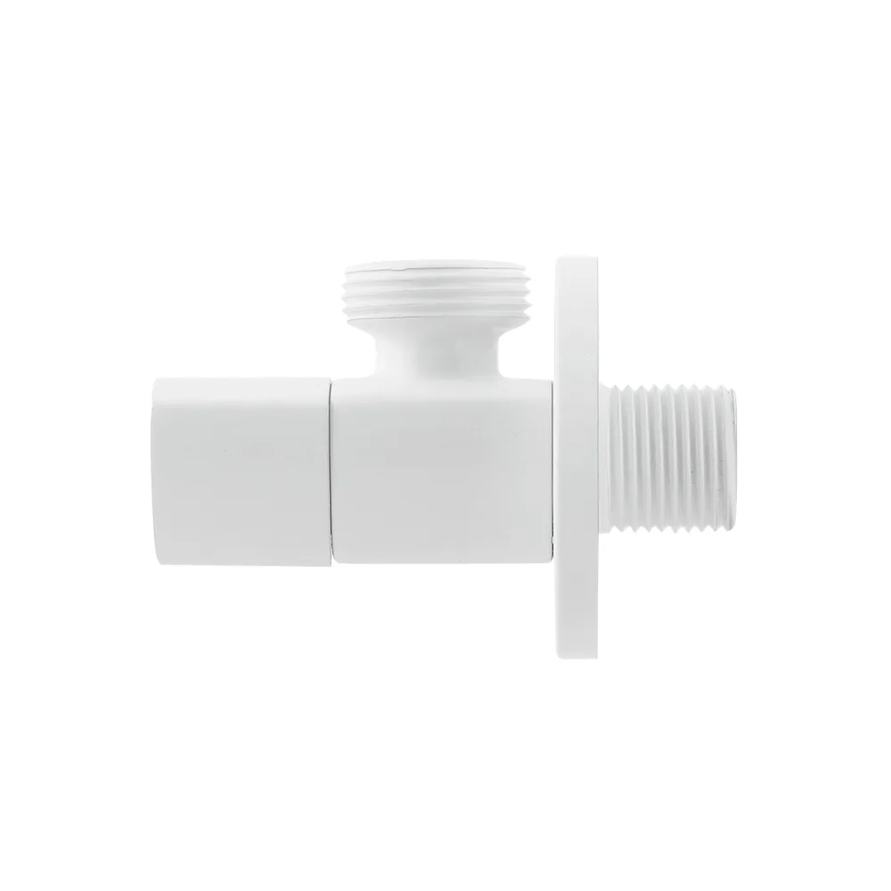 Кран приладовий кутовий Raftec Relo White 1/2"x3/4"