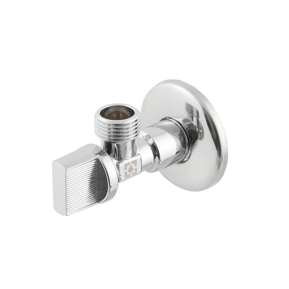 Кран приладовий кутовий Raftec Relo Silver 1/2" KH0101