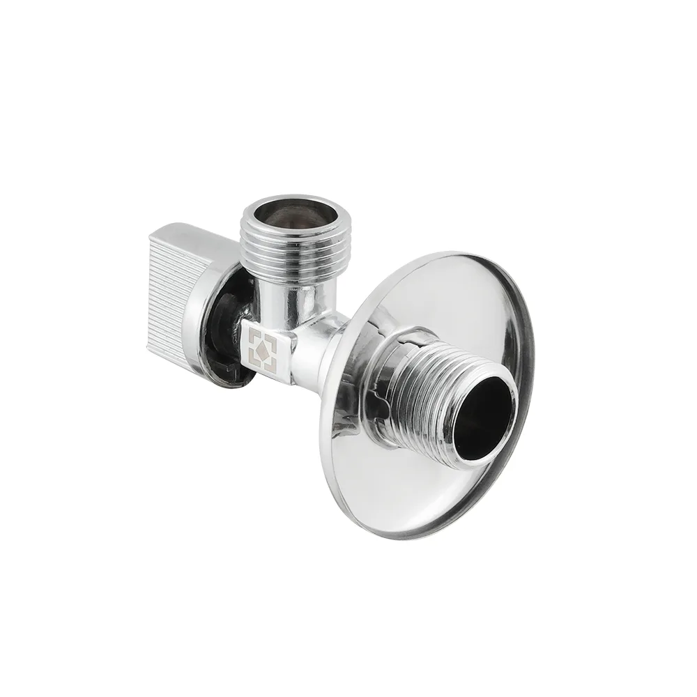 Кран приладовий кутовий Raftec Relo Silver 1/2" KH0101