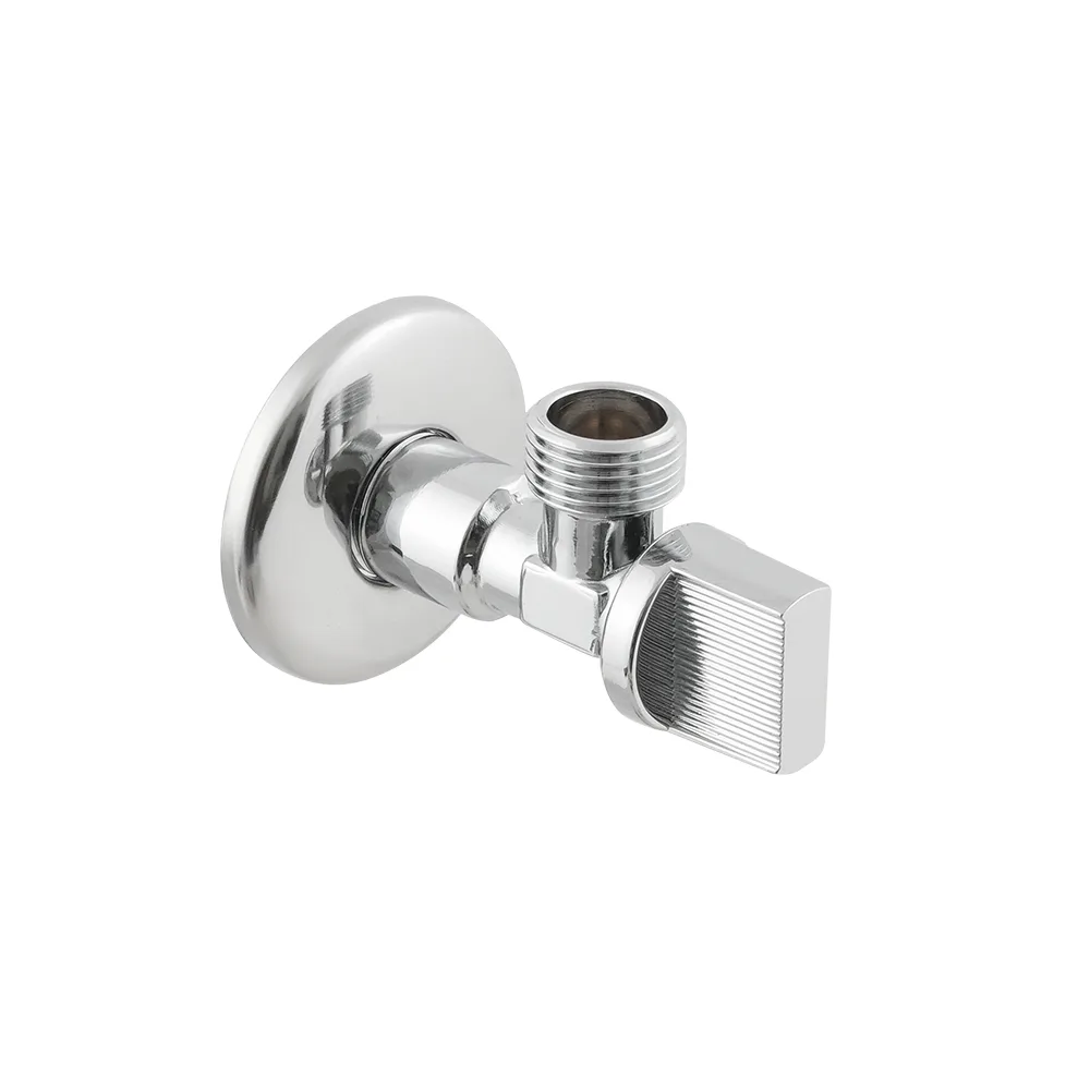 Кран приладовий кутовий Raftec Relo Silver 1/2"x3/4" KH0102