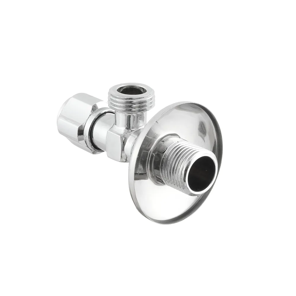 Кран приладовий кутовий Raftec Silver ABS four ribs handle 1/2" VFE0101
