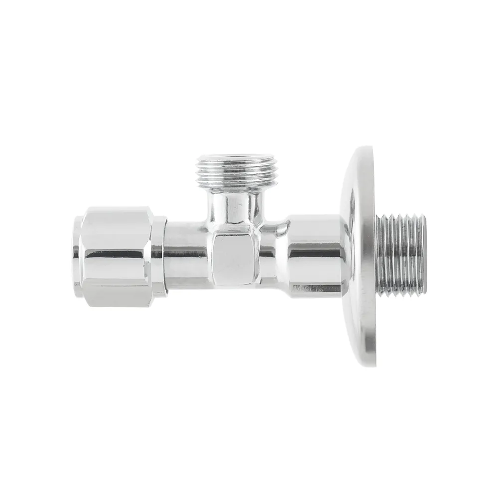 Кран приладовий кутовий Raftec Silver ABS four ribs handle 1/2" VFE0101