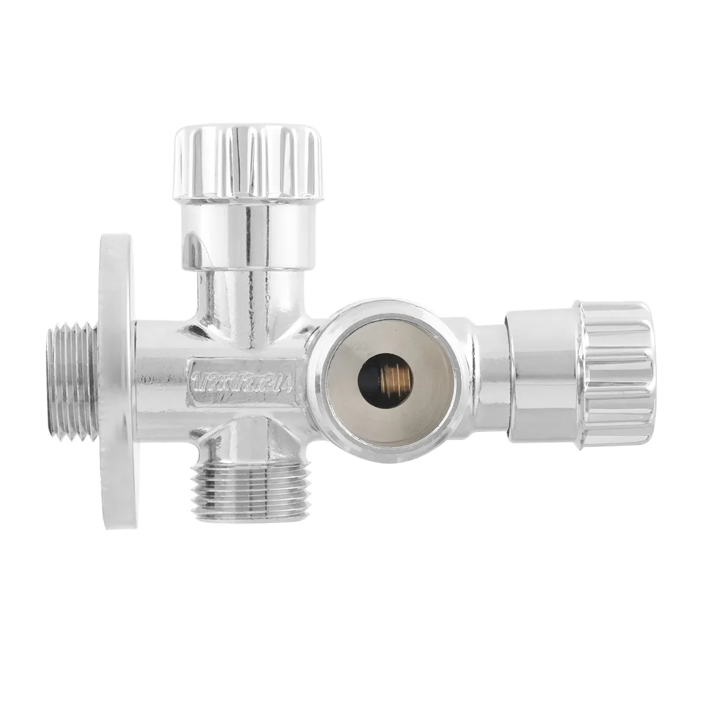 Кран приладовий вентильный Raftec Silver 1/2" VBE010101