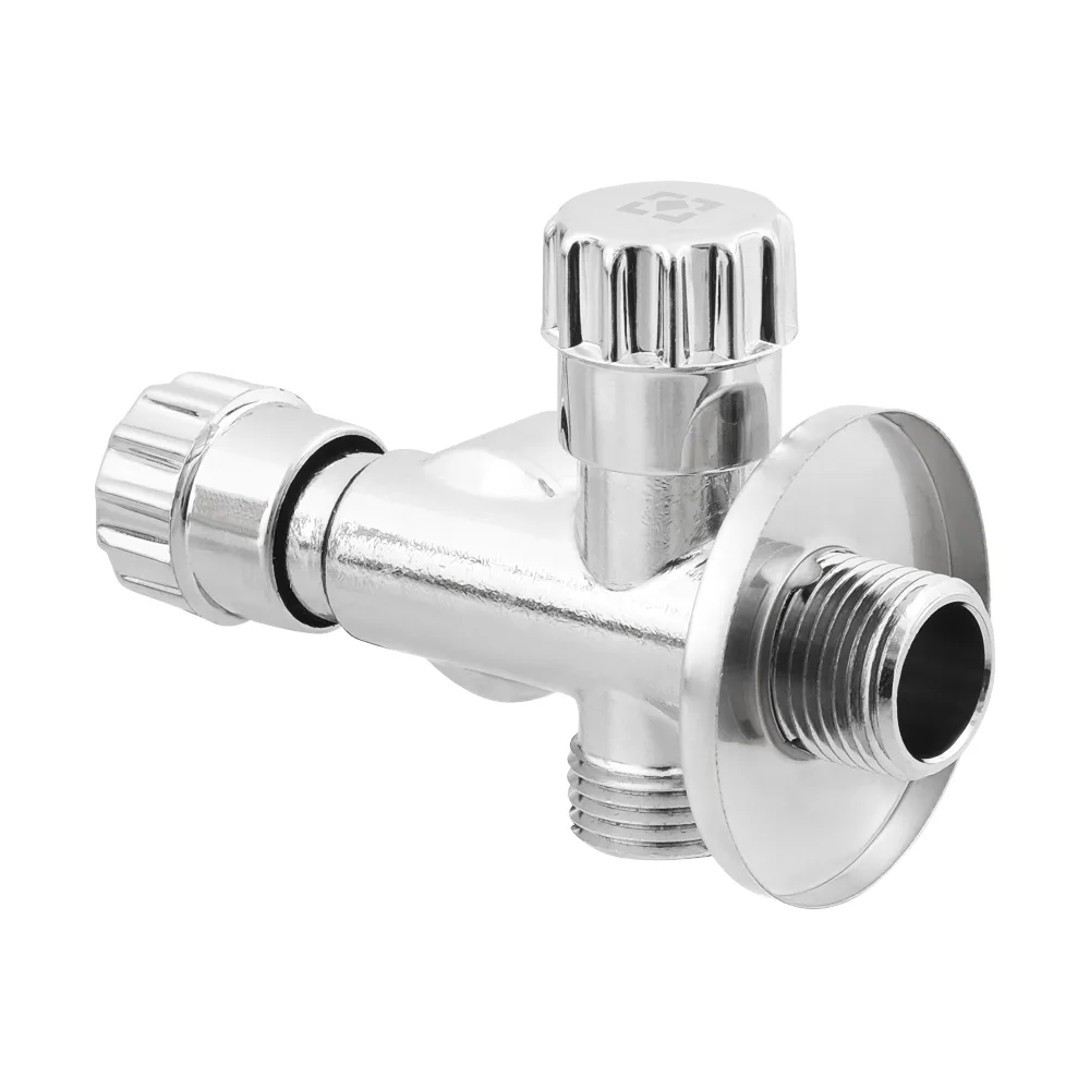Кран приладовий вентильный Raftec Silver 1/2" VBE010101