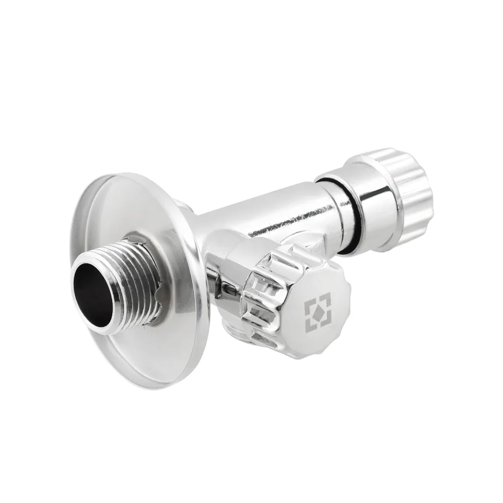 Кран приладовий вентильний Raftec Silver 1/2"х 1/2"х3/4" VBE010102