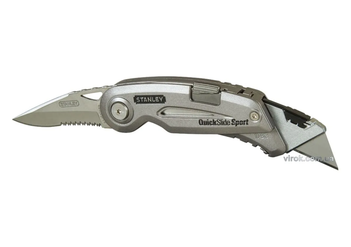 Ніж з 2-ма лезами "QuickSlide Sport Utility Knife", L= 120 мм, STANLEY