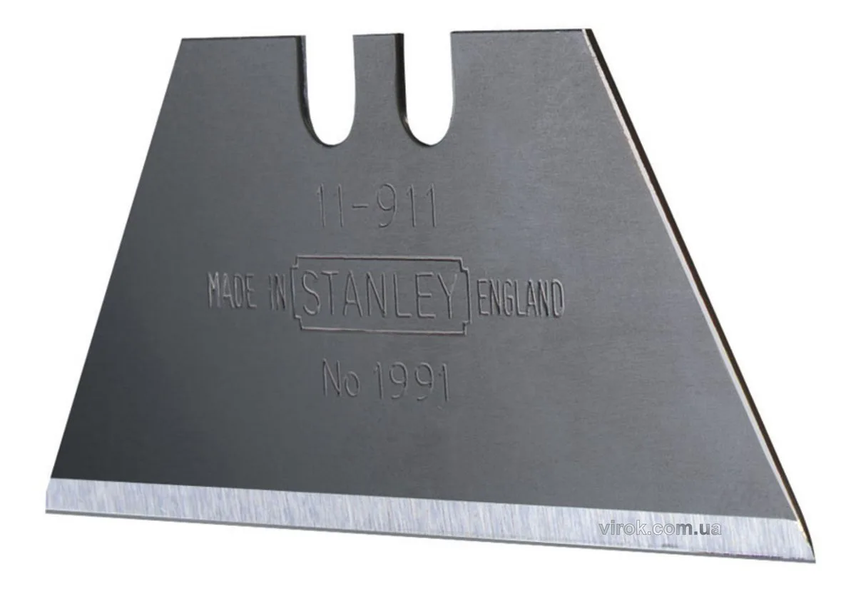 Лезо змінне трапецевидне: M= 50 мм x 0,45 мм. 5 (Шт/Уп.), STANLEY