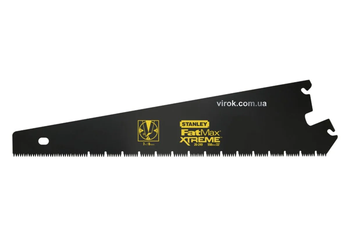 Полотно для ножівки по гіпсокартону "FatMax Xtreme": L= 550 мм, 7 зуб/1" з покриттям "Blade Armor"