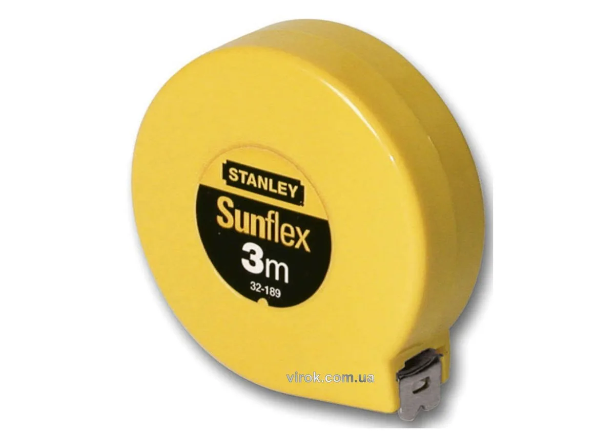 Рулетка "Sunflex": L= 3 м. без фіксатора, STANLEY