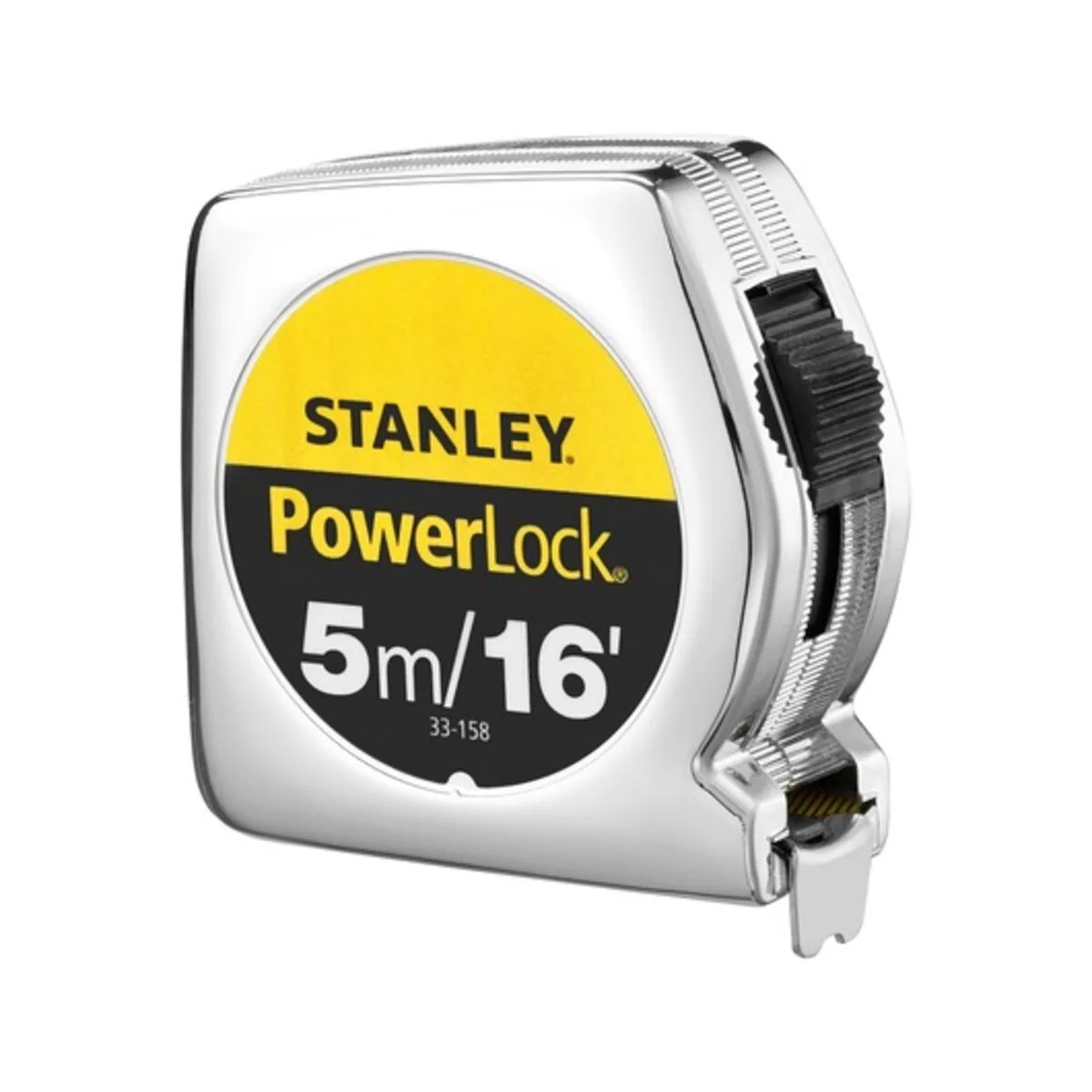 Рулетка POWERLOCK 5 м х 19 мм армована стрічка (0-33-158), STANLEY
