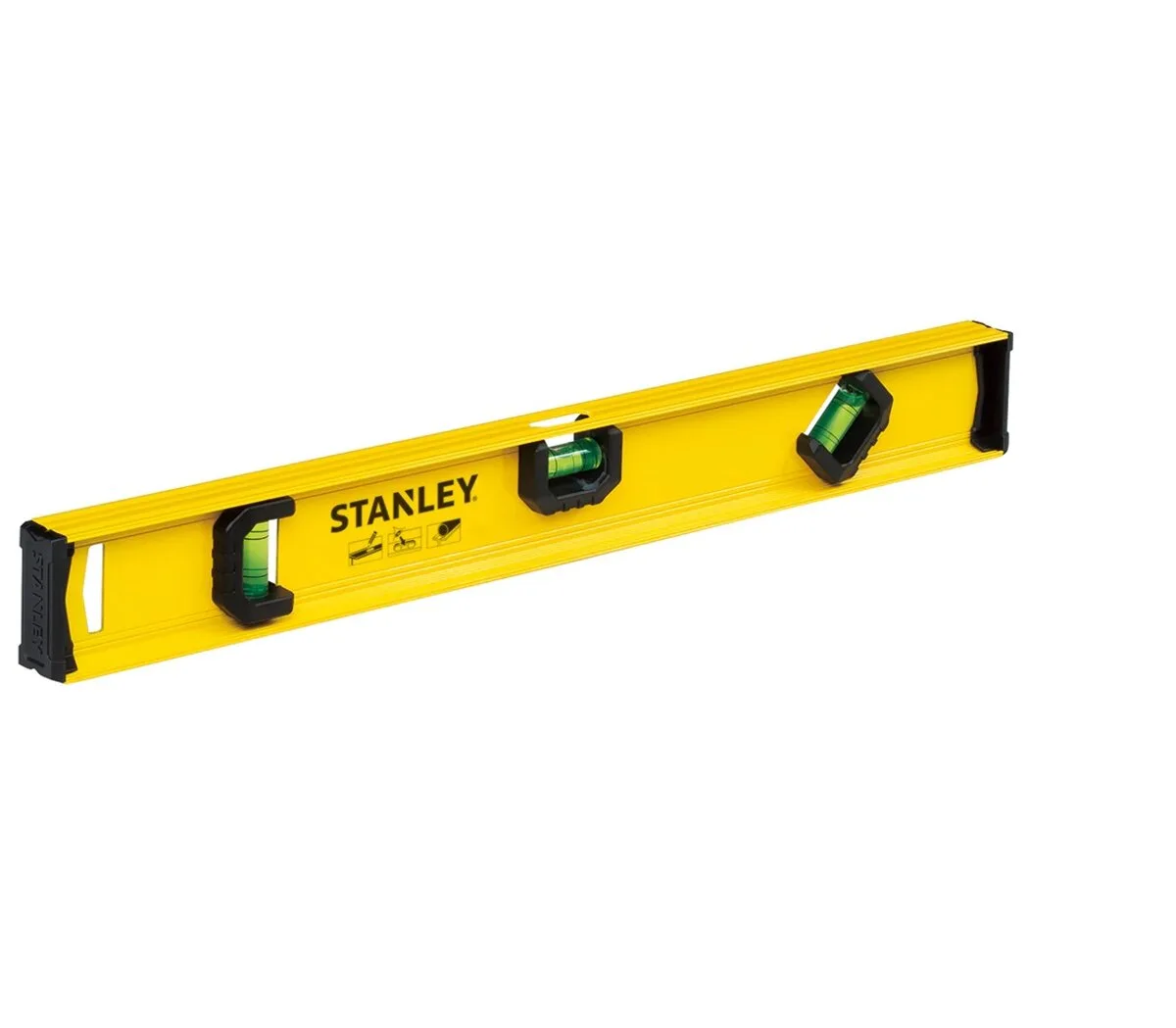 Рівень "BASIC I-BEAM": L= 60 см, 3 капсули, STANLEY