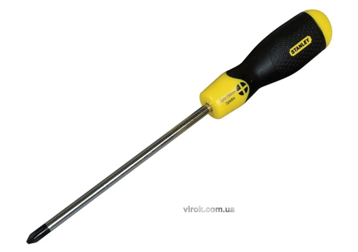 Викрутка хрестова "Cushion Grip": "Pozidriv" PZ3×150 мм, STANLEY