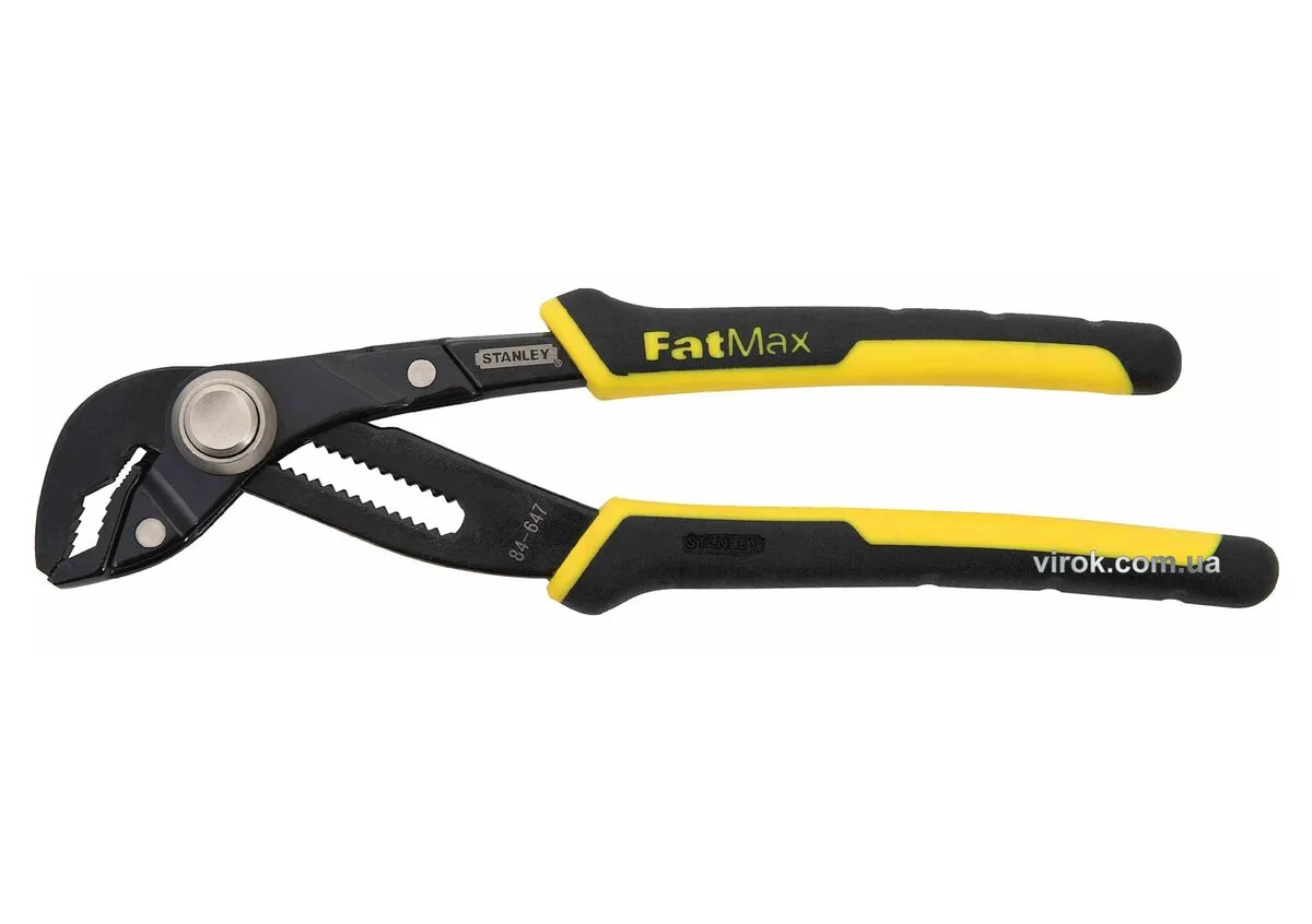 Кліщі переставні STANLEY Fatmax: L= 200 мм. з стоп-кнопкою