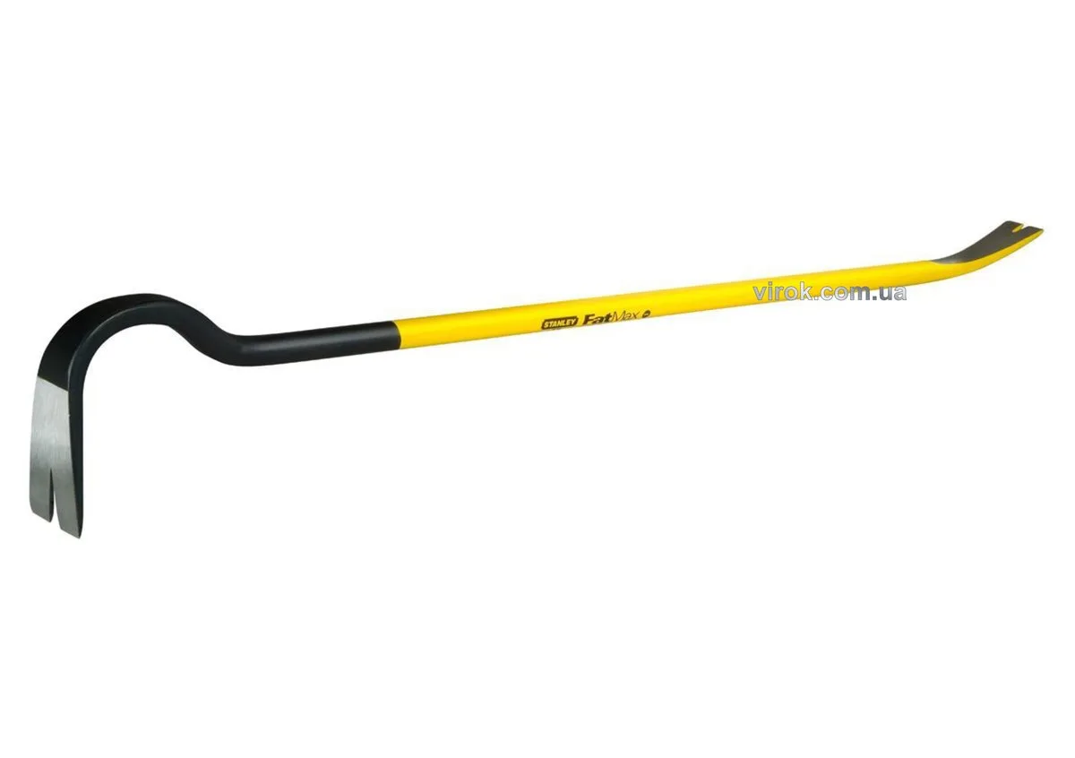 Лом-цвяходер "FatMax Wrecking Bar": L= 75 см з пружинної сталі, STANLEY