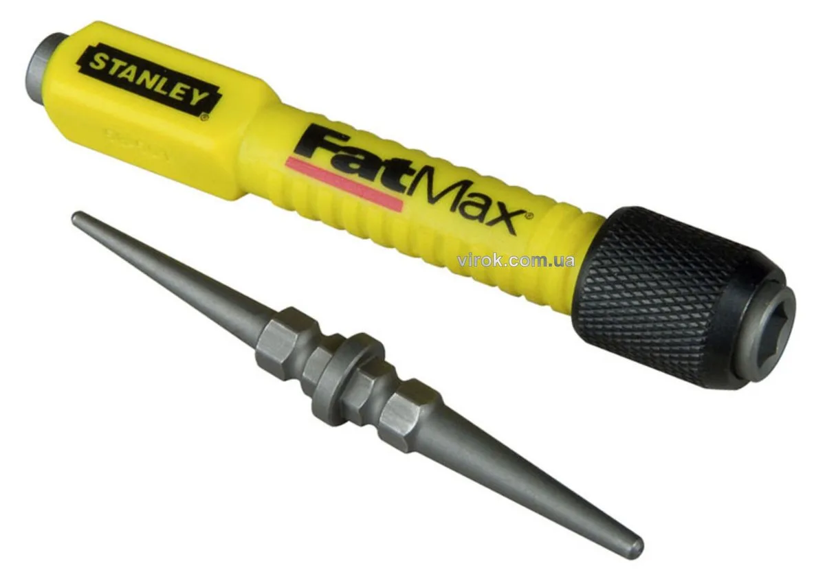 Добійник "FatMax Interchangeable Nail Set": переставни 2-стор. наконечник Ø= 0,8-1,6 мм, L= 76 мм