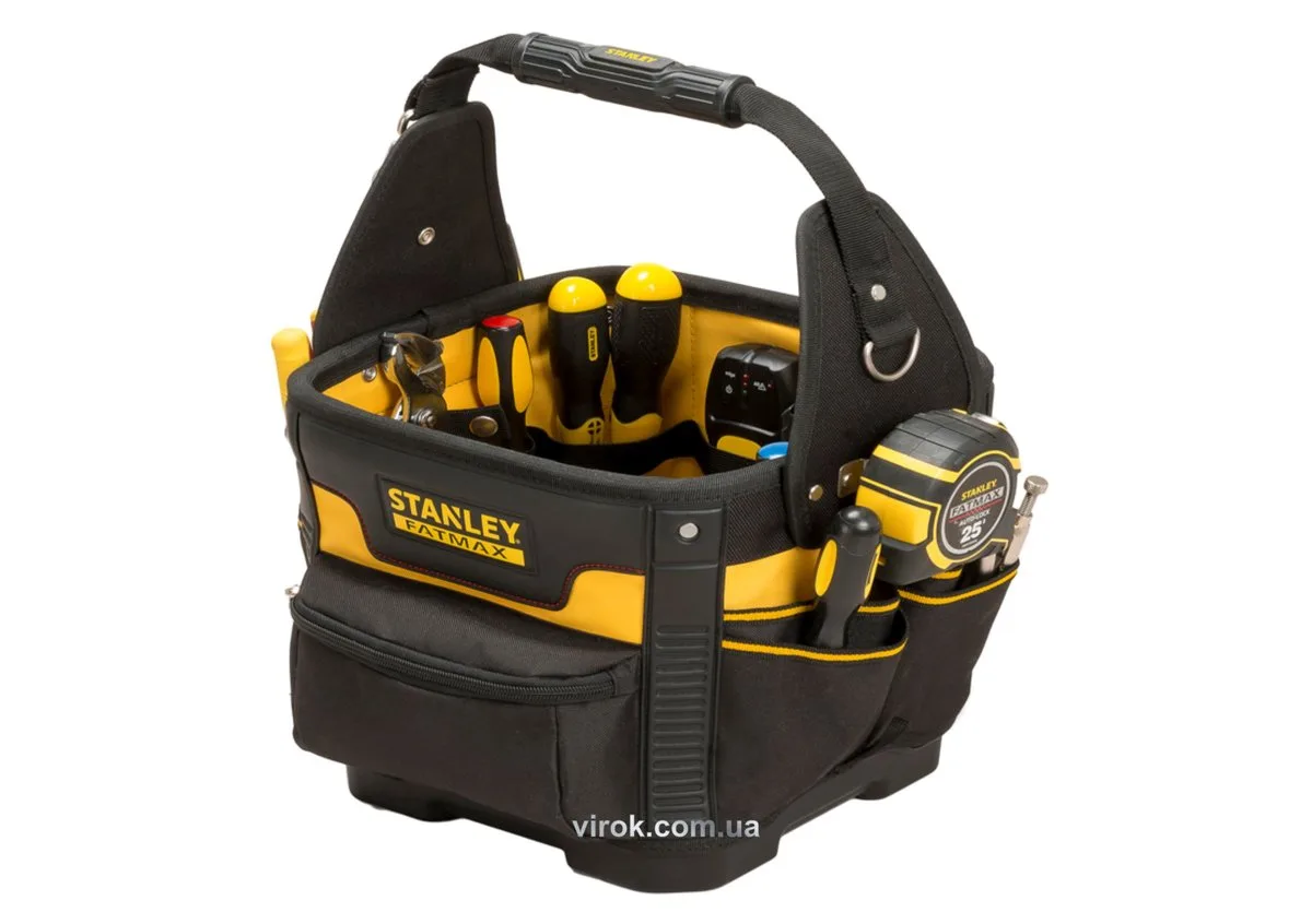 Сумка для інструменту "FatMax Technician" відкрита; 29×29×38 см, STANLEY