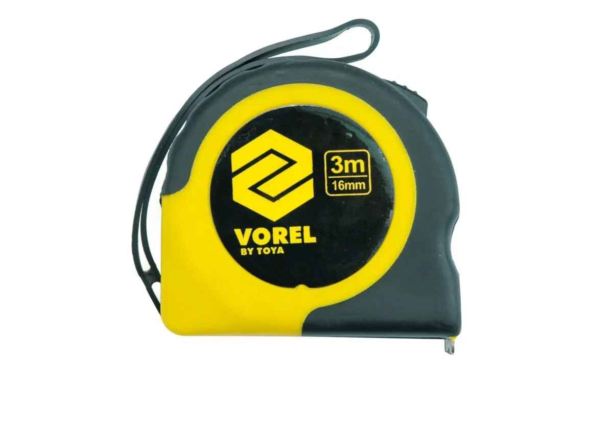 Рулетка VOREL: L= 3 м x 16 мм