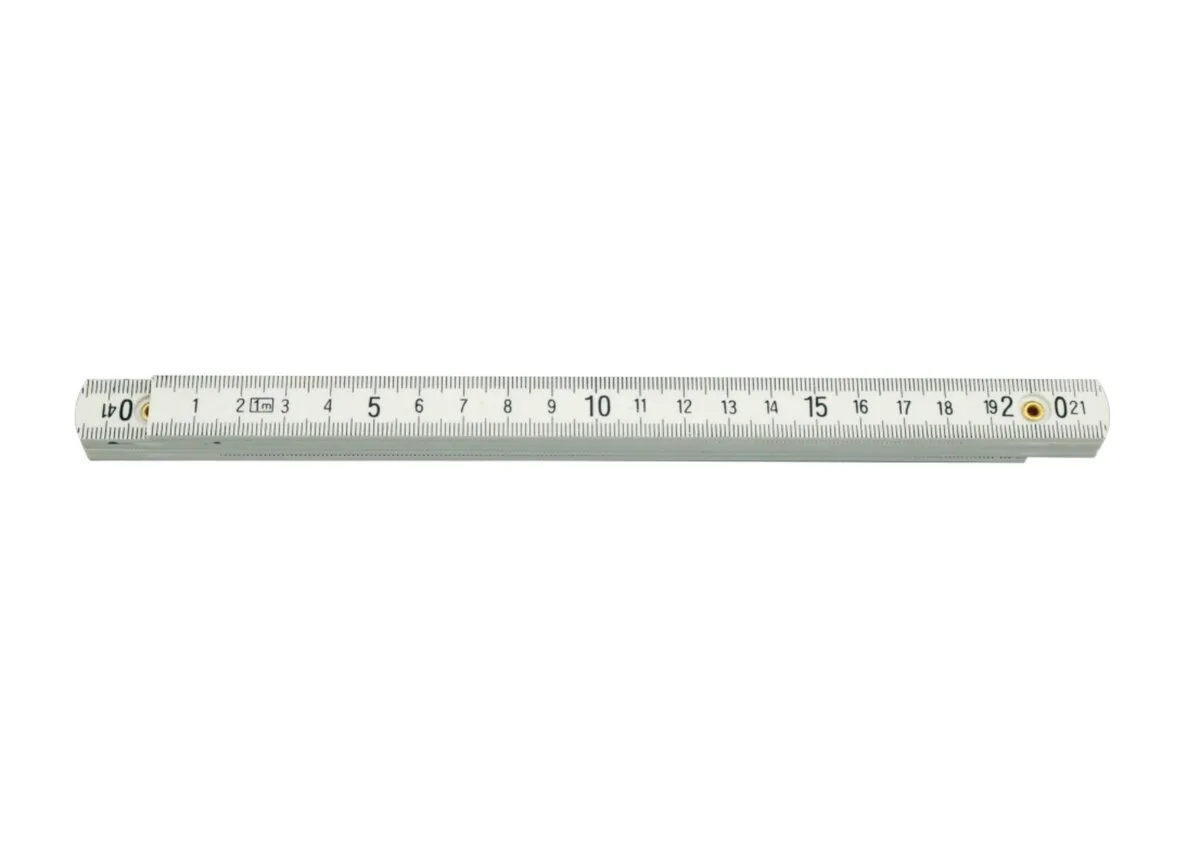 Метр складений пластмасовий VOREL: L= 2 м