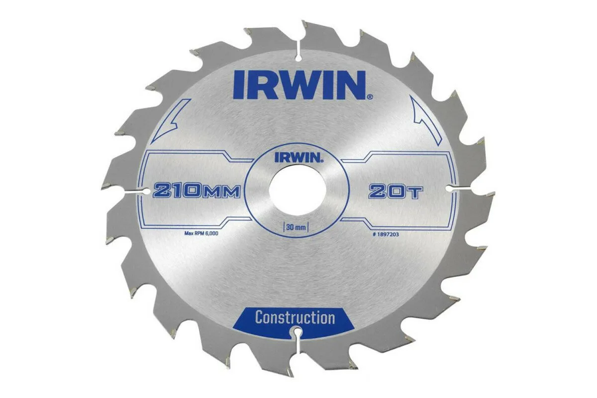 Диск для циркулярної пили 210MM/20T, IRWIN