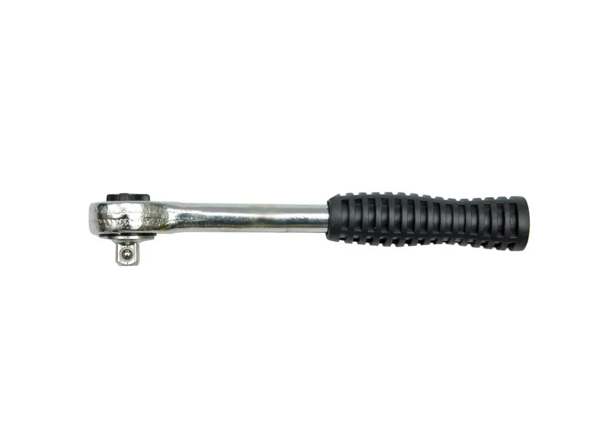 Тріщатка VOREL до головок торцевих, квадрат 3/8", L= 195 мм, 45T