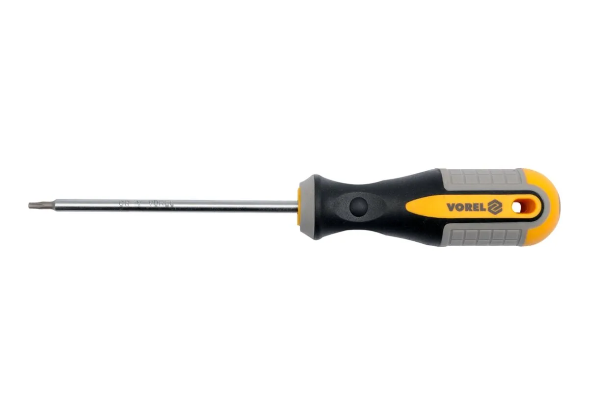 Викрутка зіркова VOREL: TORX-Security Т40×100 мм. CrV