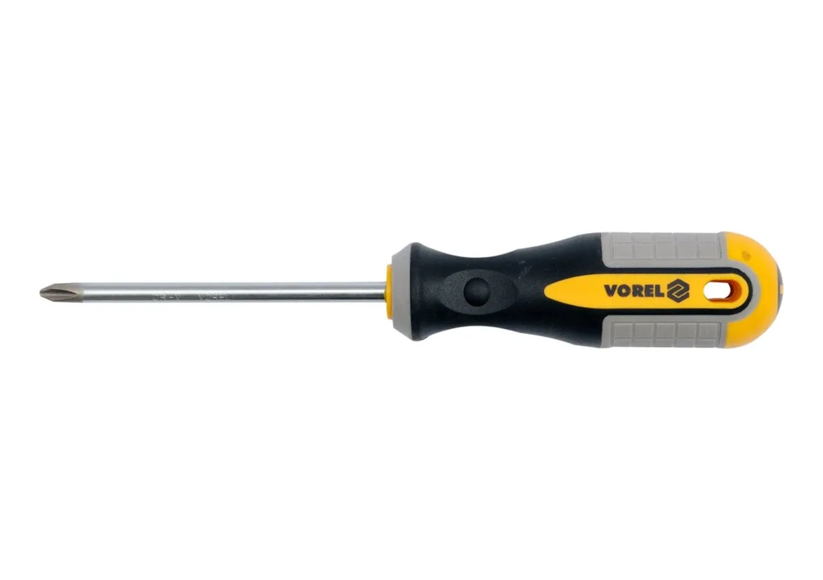 Викрутка хрестова VOREL: "Philips" PH3×150 мм. Cr-V
