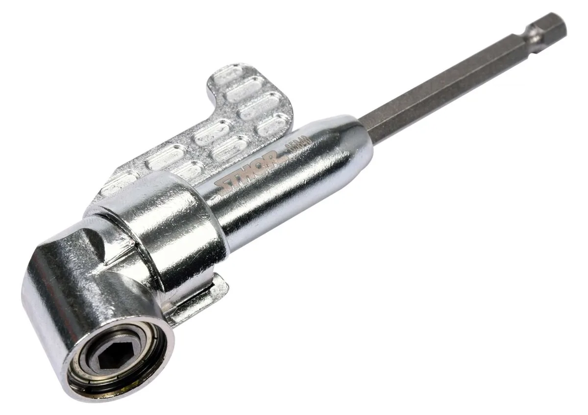 Тримач-адаптер кутовий STHOR: HEX - 1/4", L= 130 мм, під кутом 105°