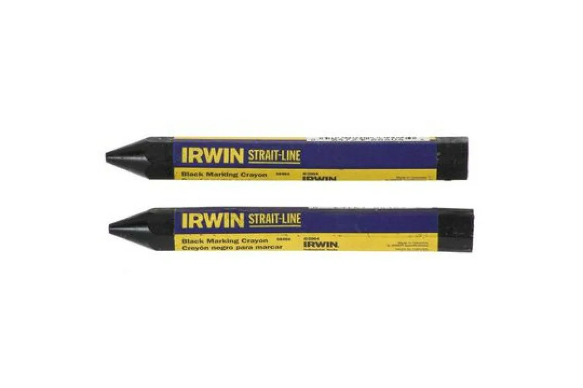Крейда маркувальна IRWIN чорна 2 шт