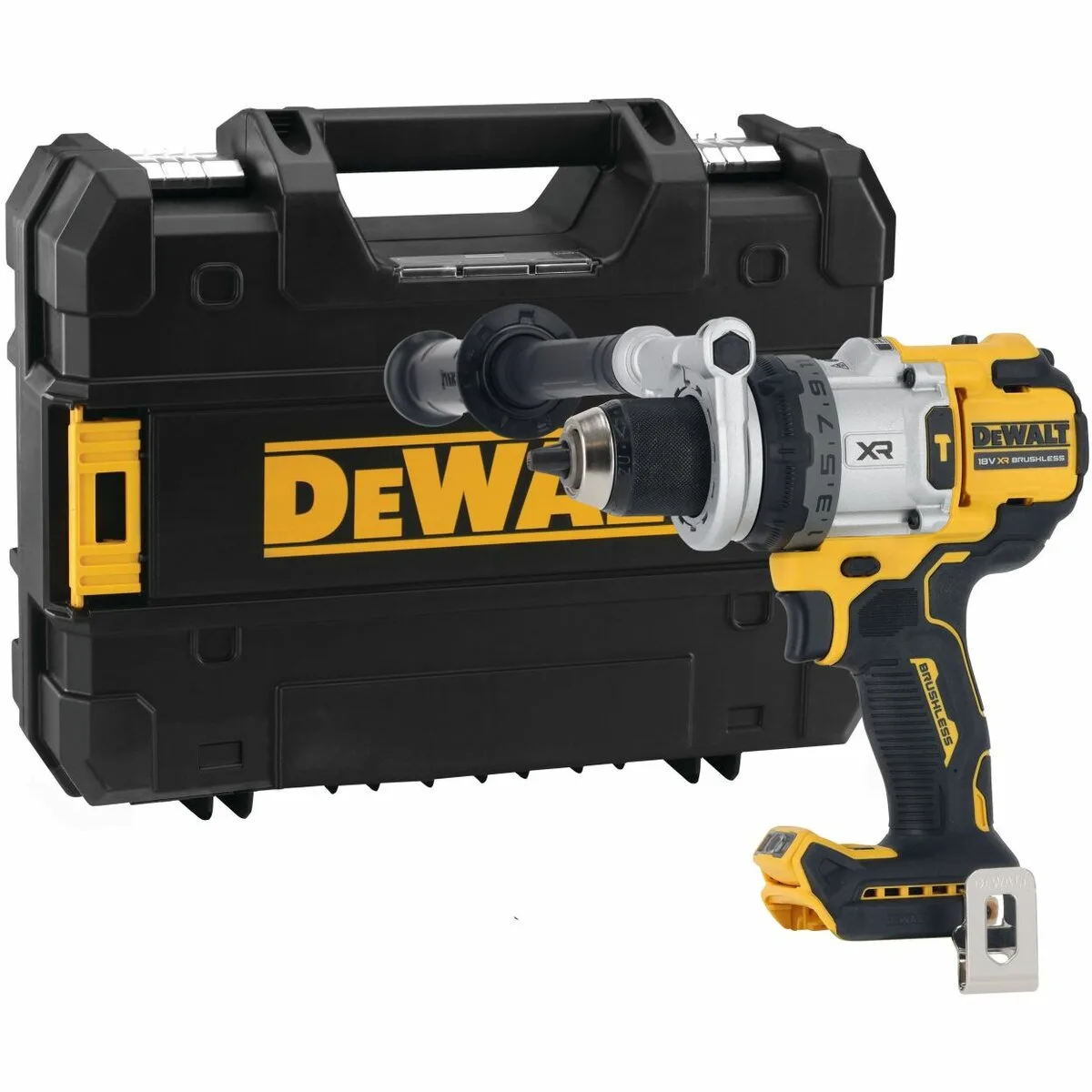 Шурупокрут акумуляторний безщітковий ударний DeWALT18 V XR Li-Ion, 169 Нм, кейс (без АКБ та ЗП)