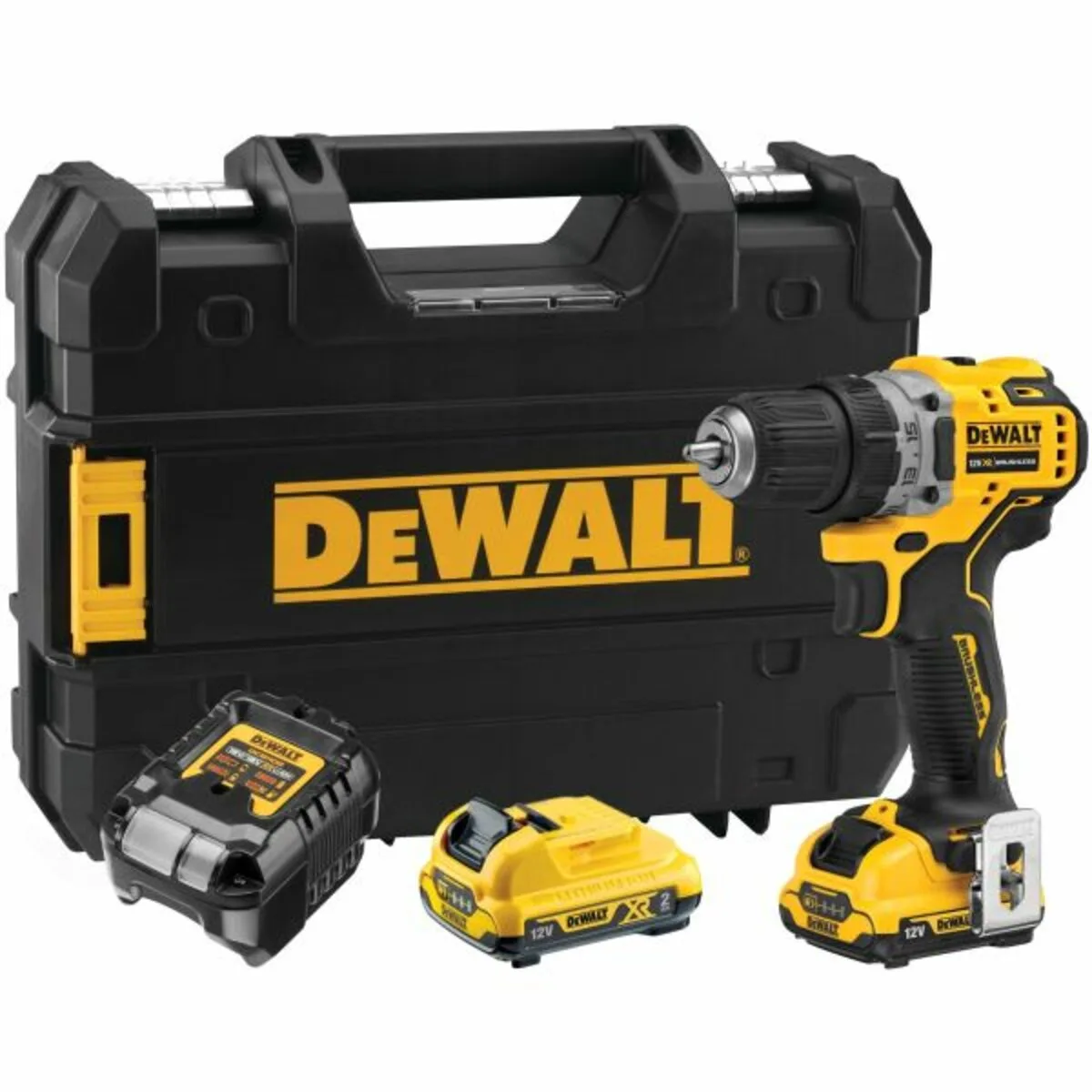 Шурупокрут акумуляторний 12 V XR Li-Ion, 57,5 Нм, 2 АКБ 2 Агод + ЗП, кейс, DeWALT
