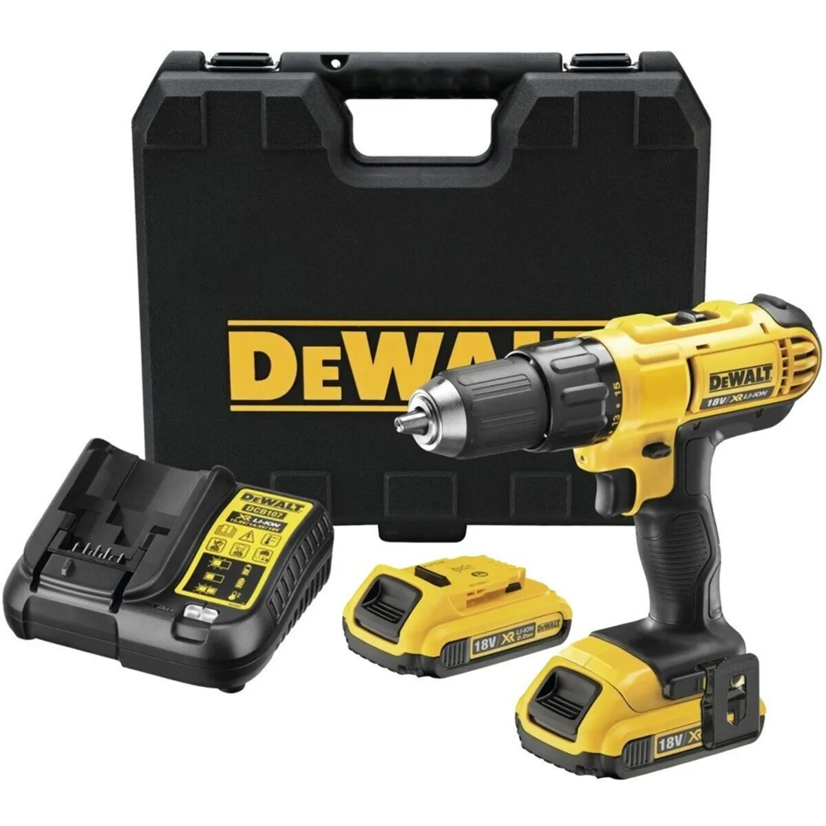 Шурупокрут акумуляторний DeWALT18V XR Li-Ion 42 Нм 2 АКБ 2 Агод + ЗП кейс
