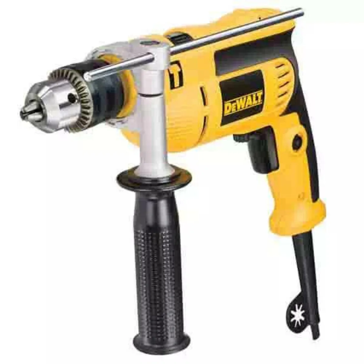 Дриль ударний марежевий 650 Вт 2800 об/хв 47600 уд/хв в кейсі, DeWalt