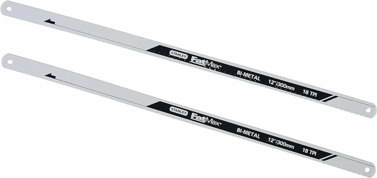 Полотно по металу "FatMax": BI-METAL 18 зуб/1" L= 300 мм 2 шт, STANLEY