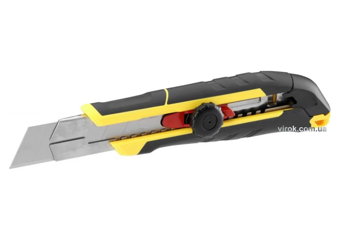 Ніж "FatMax" з висувним лезом з відломними сегментами: M= 25 мм, L= 205 мм., STANLEY