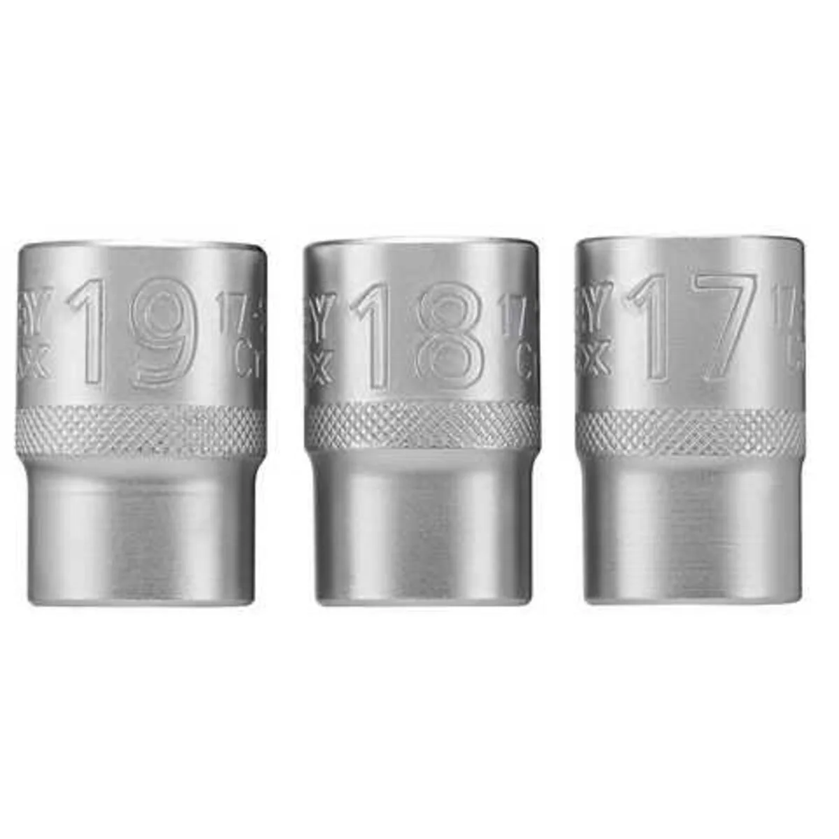 Набір торцевих головок 1/2" (розмір 17, 18, 19) 3 од, Stanley