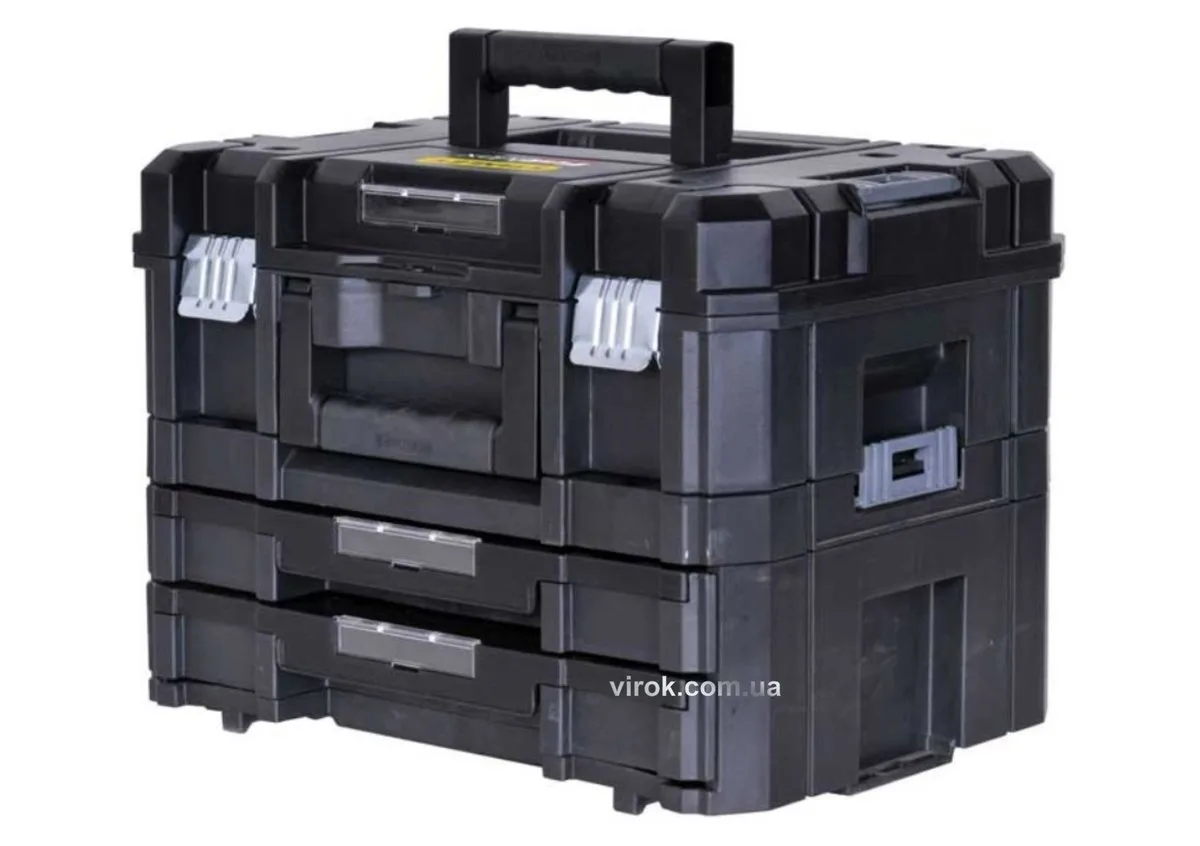 Ящик для інструменту пластиковий "FatMax" TSTAK COMBO 44×33×33 см, STANLEY