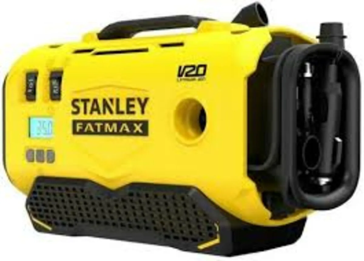 Компресор акумуляторний FATMAX V20,3 режими роботи (12v /230V/ АКБ) (Без АКБ та ЗП)