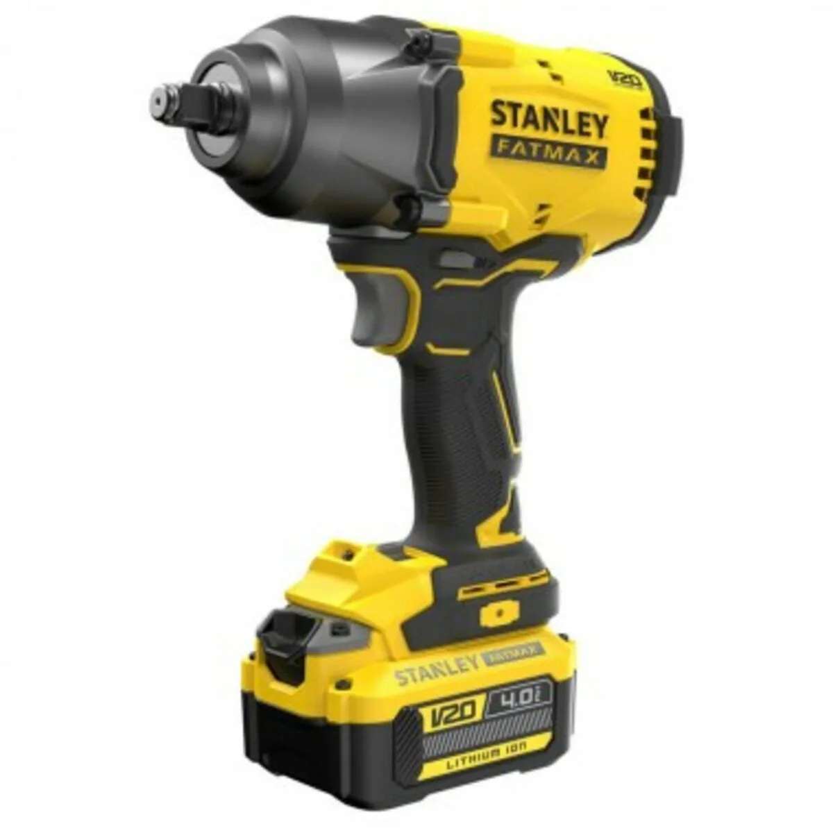 Гайковерт ударний безщітковий FATMAX V20, 949Нм. 3 швидкості,1/2', діодна підсвітка, 1акум 4А +кейс