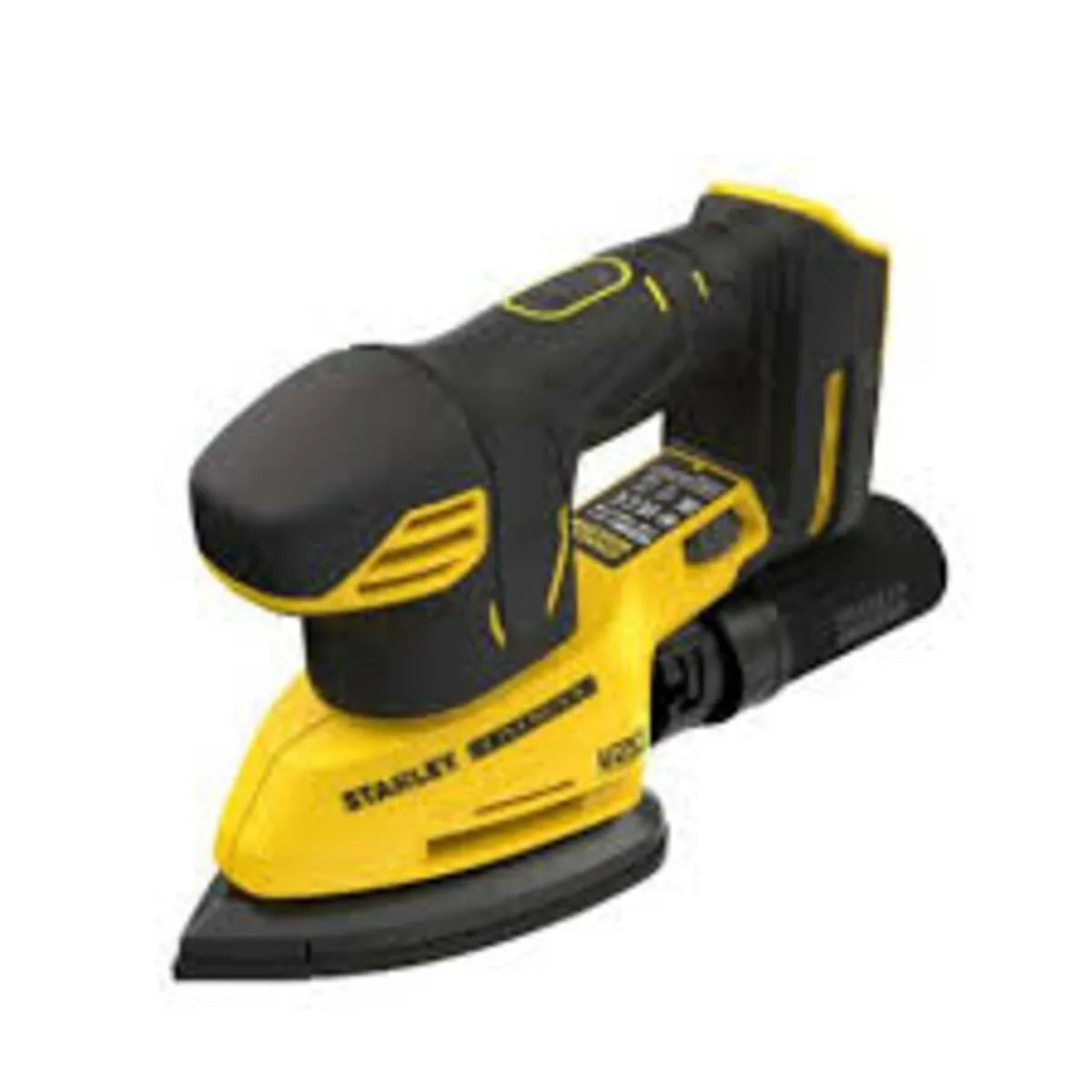 Шліфмашина вібраційна безщіткова FATMAX V20, пилозахист, 12000об/хв (Без АКБ та ЗП)