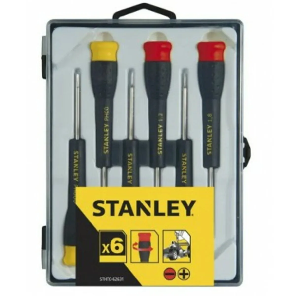Набір викруток прецизійних Stanley 6 шт
