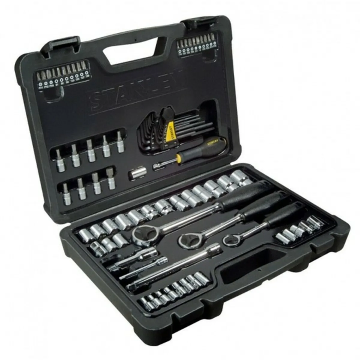Набір головок торцевих Maxi-Drive 80 шт, Stanley