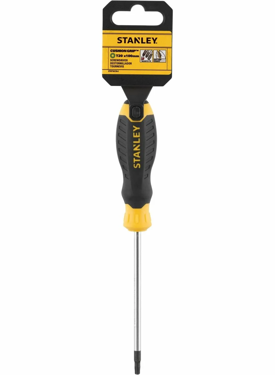 Викрутка зіркова STANLEY "CushionGrip" S/D "TORX" Т20×100 мм