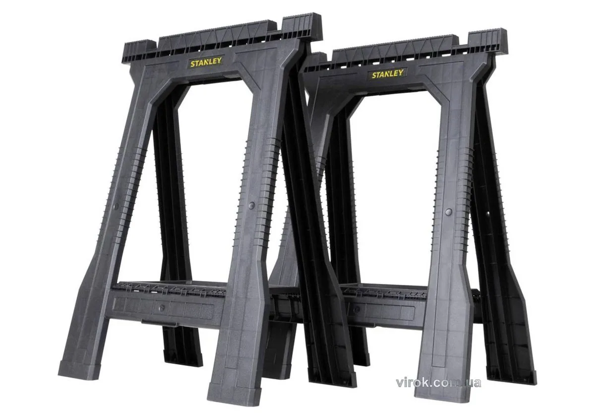 Стійки "Junior": роб.висота- 81 см, навант.- 450 кг, 55×11 см, 2 шт, STANLEY